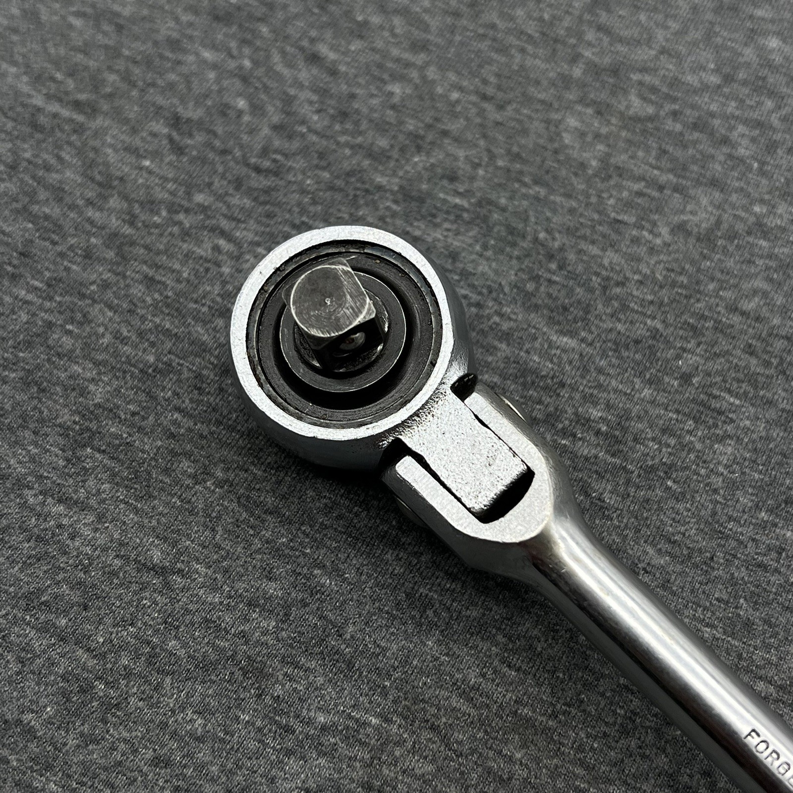 Vintage Champion Plug Master 3/8″ Drive Flex Head Ratchet CT-405 USA