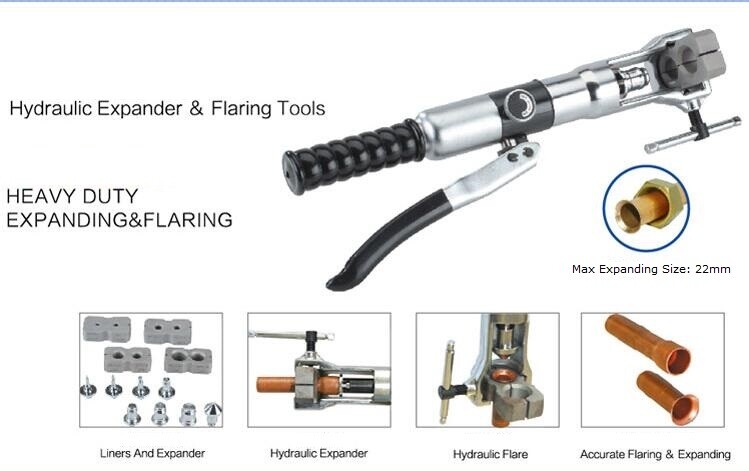 WK-400 Universal Hydraulic Expander & Flaring Tool Accurate Pipe Fuel Line Kit