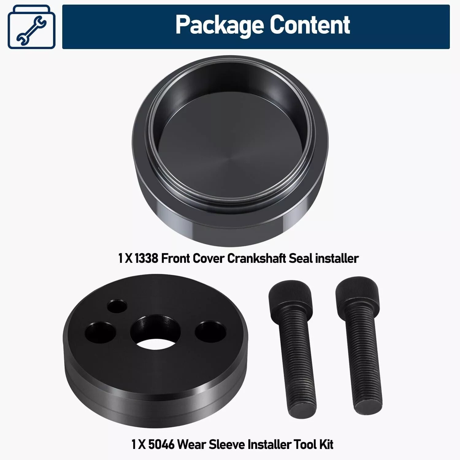 For Cummins 5.9L 6.7L Front Cover Crankshaft Seal & Wear Sleeve Installer Tool