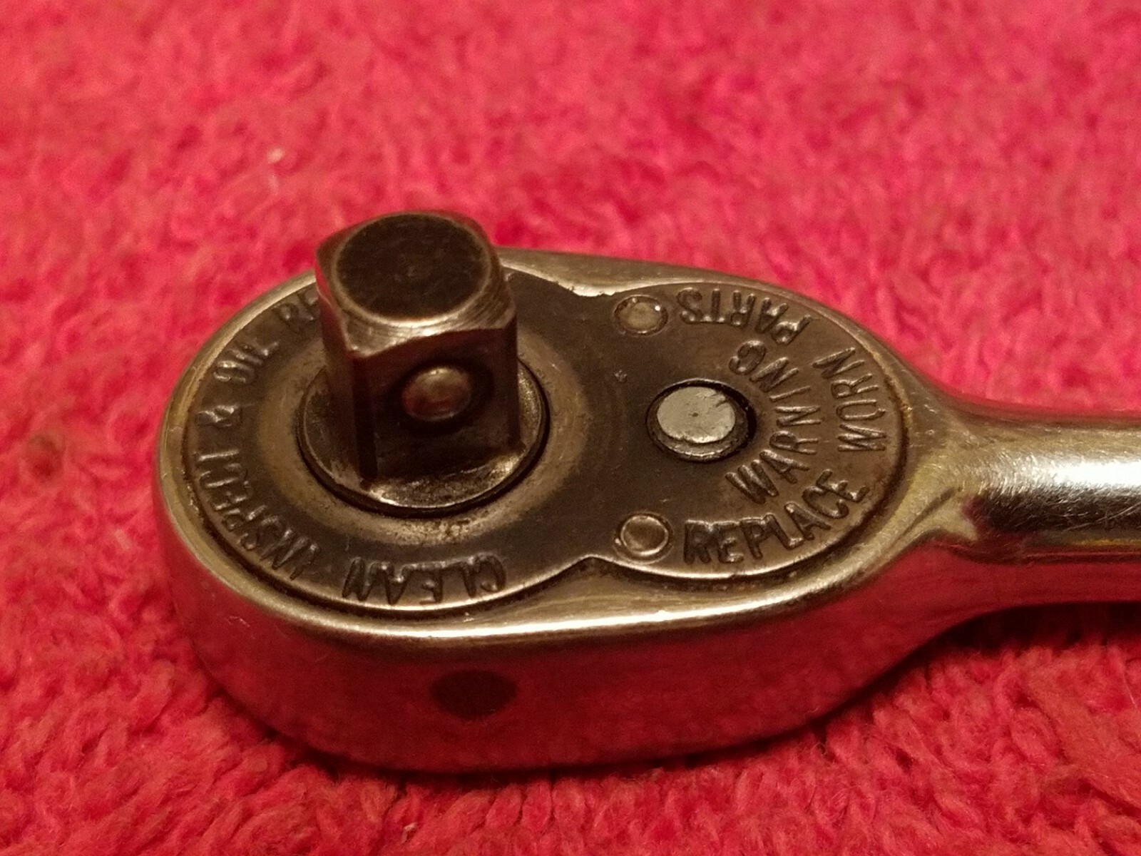 Snap On Tools 1/4″ Drive TM70B Ratchet Vtg USA