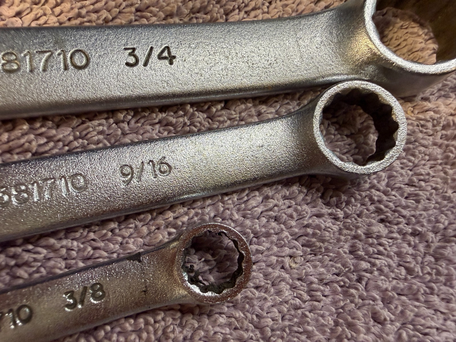 4 – Proto Anti-Slip Design (ASD) 7/8″ 3/4″ 9/16″ 3/8″ Great shape see pics