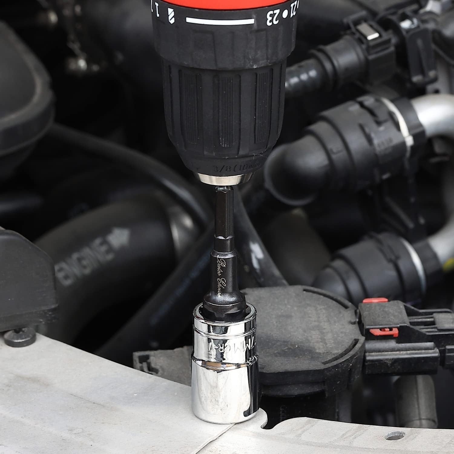 Bates 3-Piece Socket Adapter Set: Adapt Your Drill to 1/4″, 3/8″, & 1/2″ Sizes
