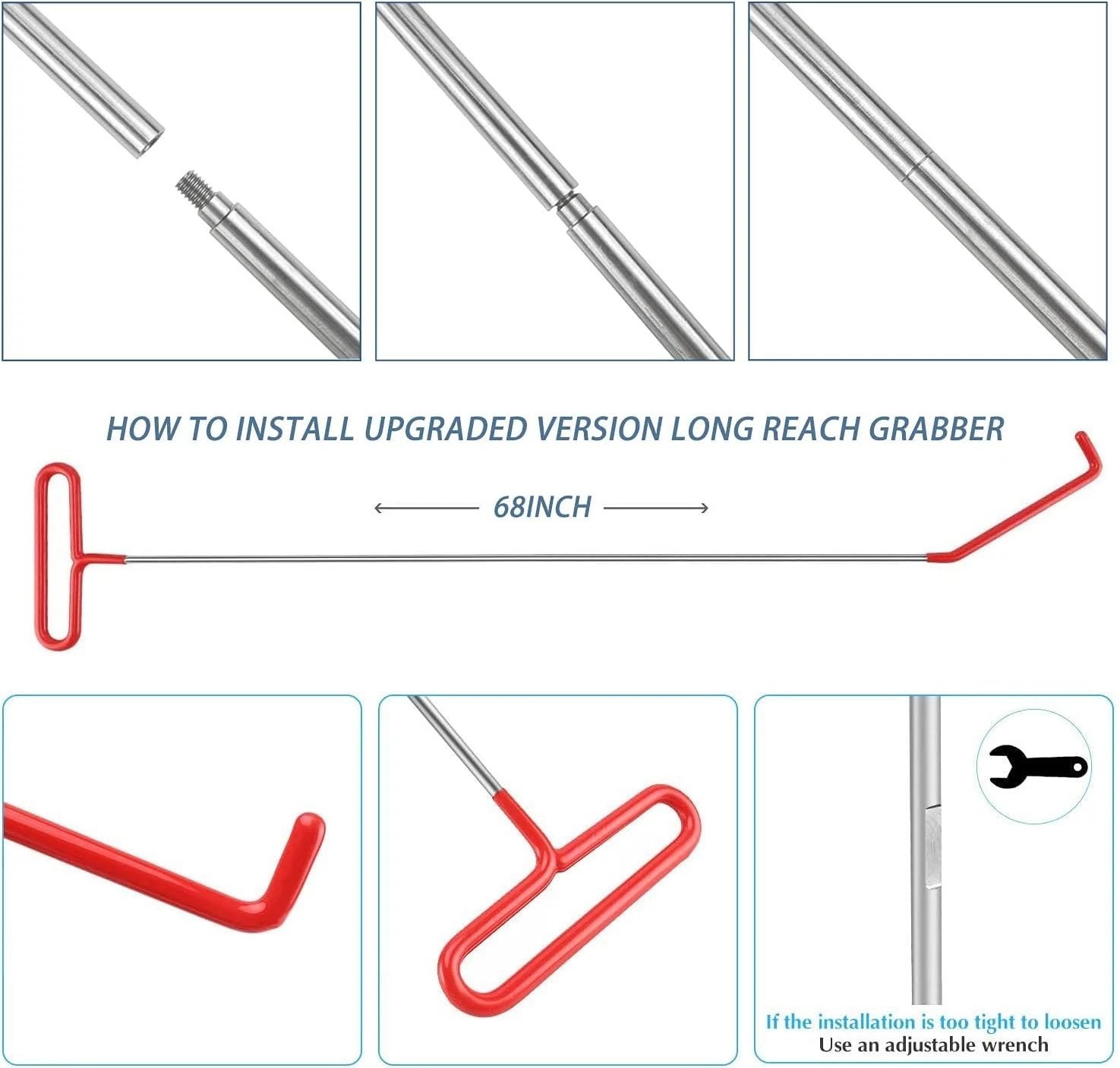 68 Inch Lightweight Solid Steel Fifth Wheel Pin Puller – Easy to Use Efficiency