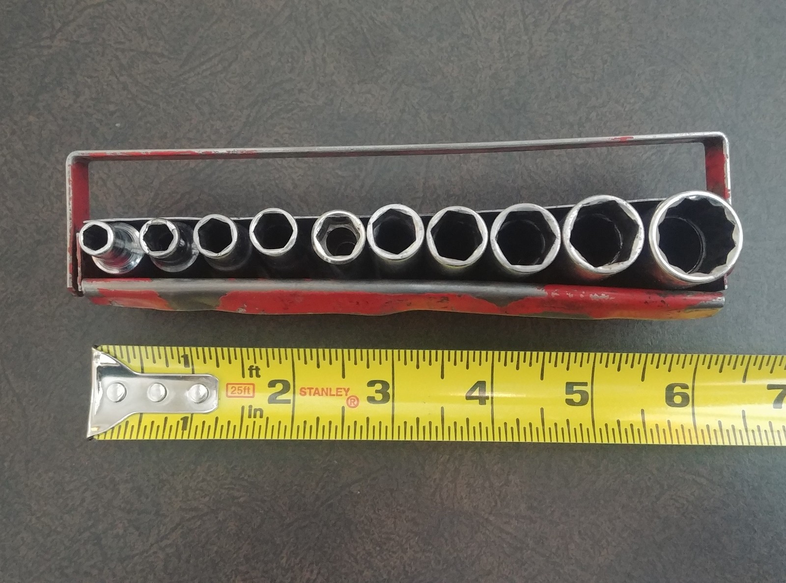 MAC Tools 1/4″ Drive 10pc Socket Set Deep Well w/ Metal Case 1 Matco Replacement