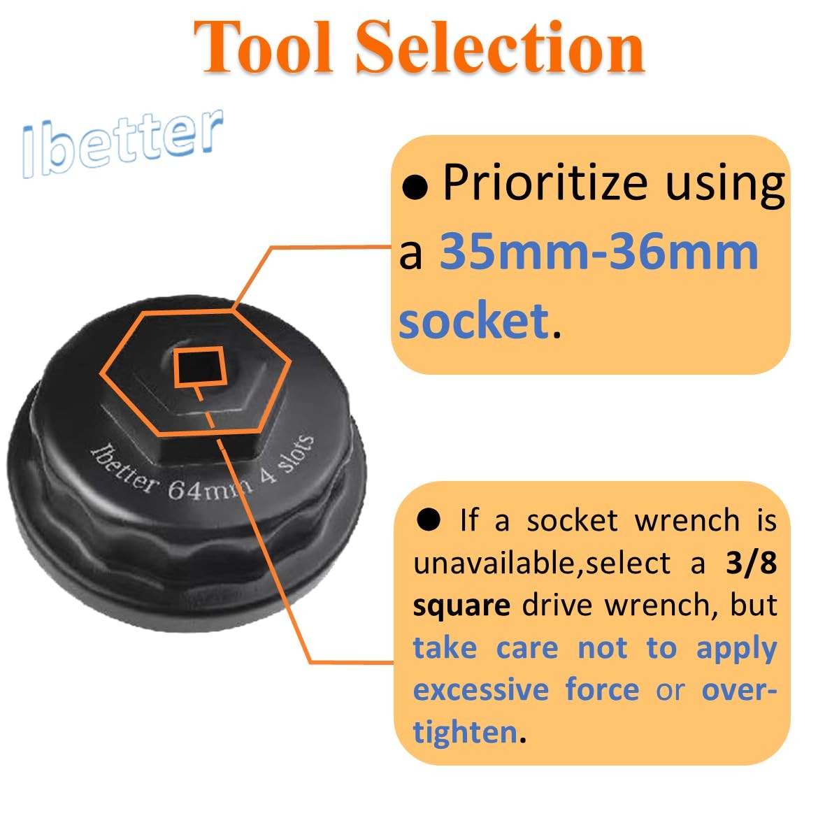 Heavy Duty Oil Filter Wrench for Toyota,Lexus,RAV4,Camry,Tundra,Highlander,Sie