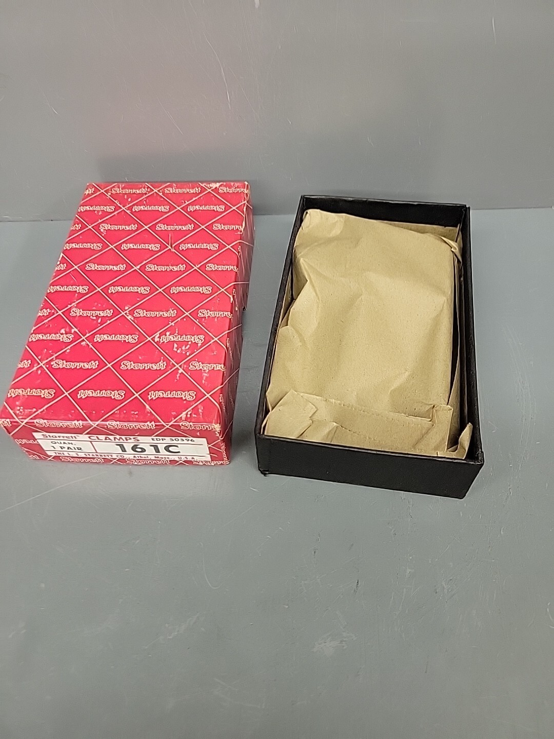 L.S. Starrett Pair 161C Toolmakers Parallel Clamps (2) NOS