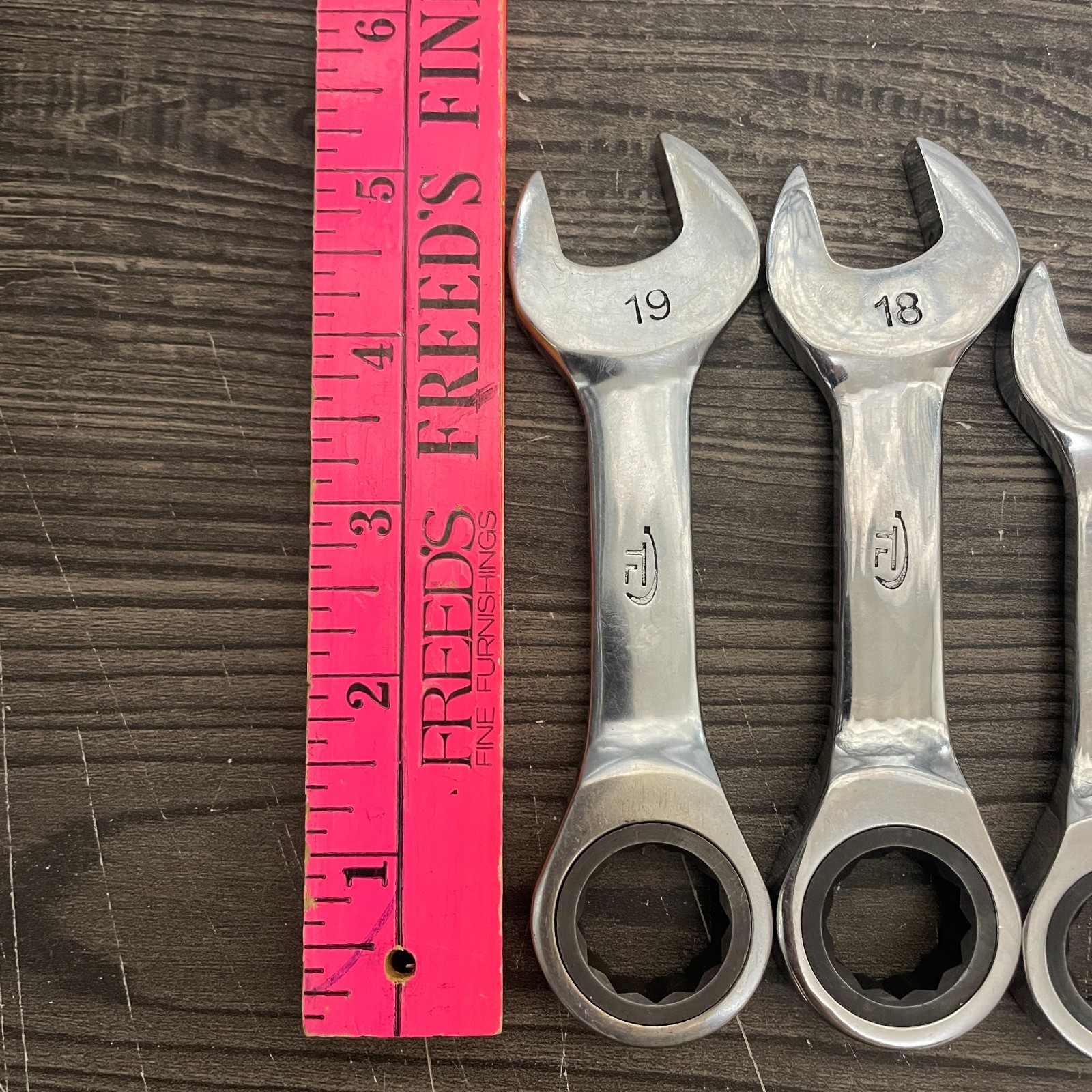 Teng Tools Metric Short Ratcheting Combination Wrench 7 Piece Set