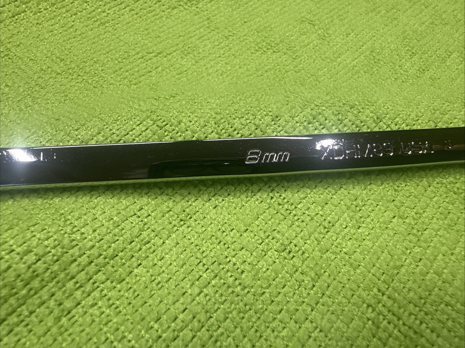 Snap-On XDHM89 Metric High Performance 15° Offset Box End Wrench 8mm x 9mm