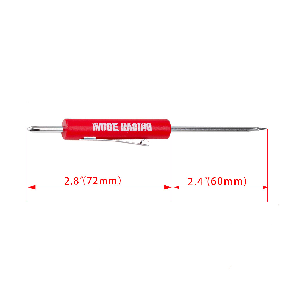 Mini Screwdriver Flat Tip with Phillips Top and Pocket Clip Same as Snap-on 1PCS