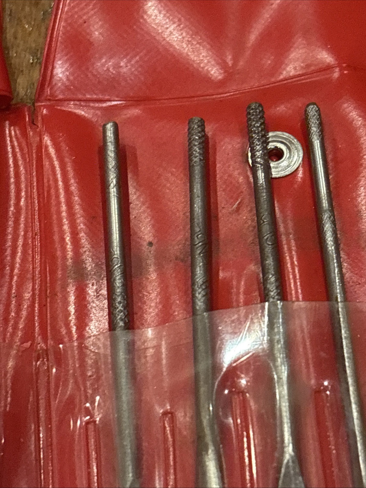 Snap-On 11pc Swiss Pattern Miniature File Set with 2 Handles Model HBFN120A