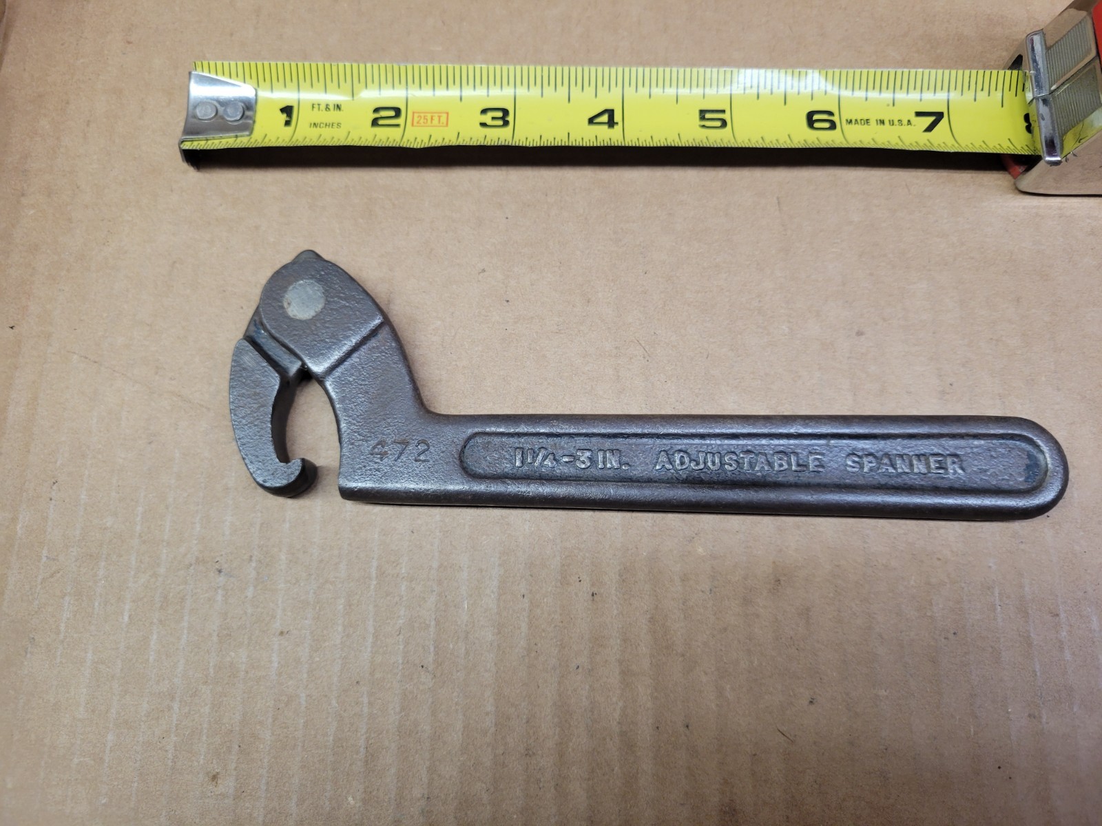 Williams Tools USA 1-1/4″ – 3″ Adjustable Spanner Hook Wrench No 472