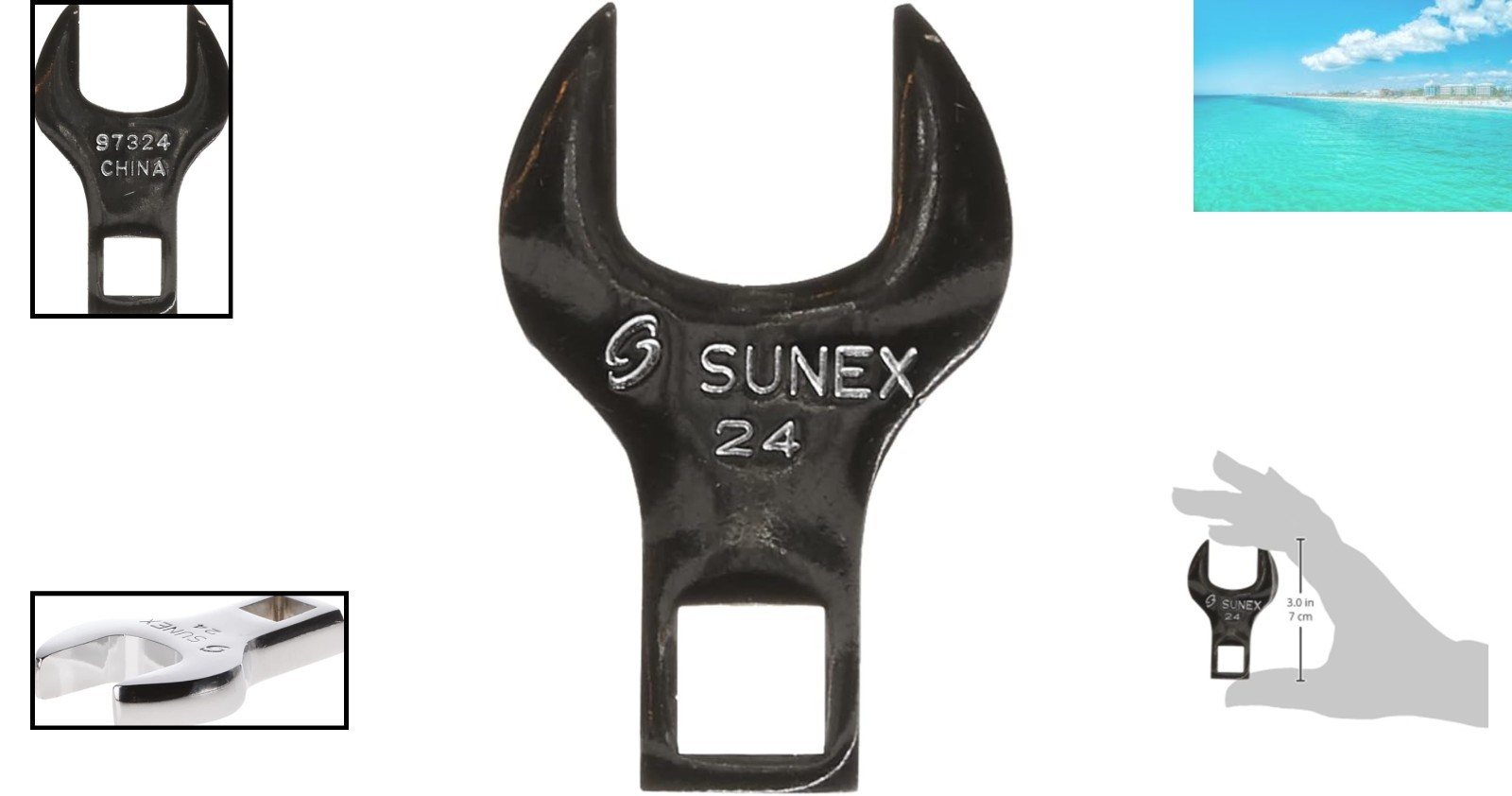 Sunex 24-mm Crowfoot Wrench – Lightweight and Built to Last for Professionals