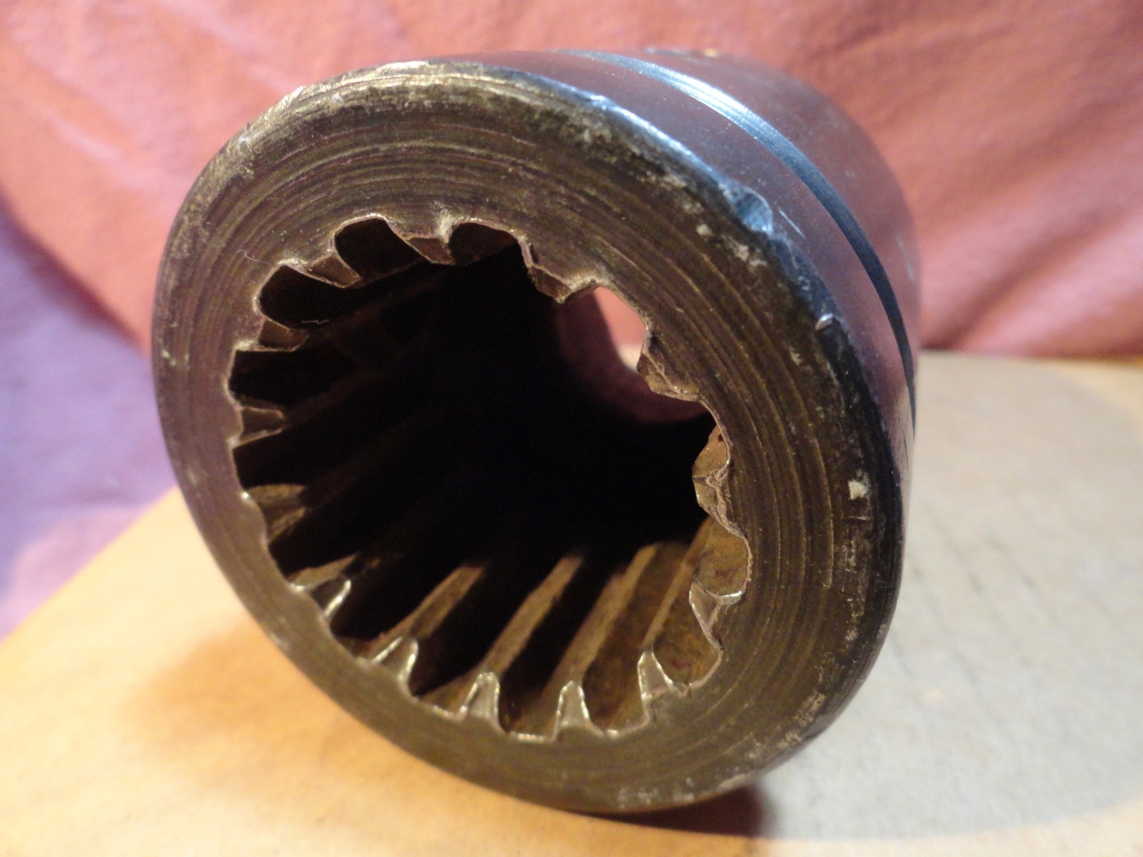 SNAP-ON SPLINE DRIVE SOCKET 1-5/16″ USED 6PT IMS-427 LIGHT ENGRAVING FAST SHIP