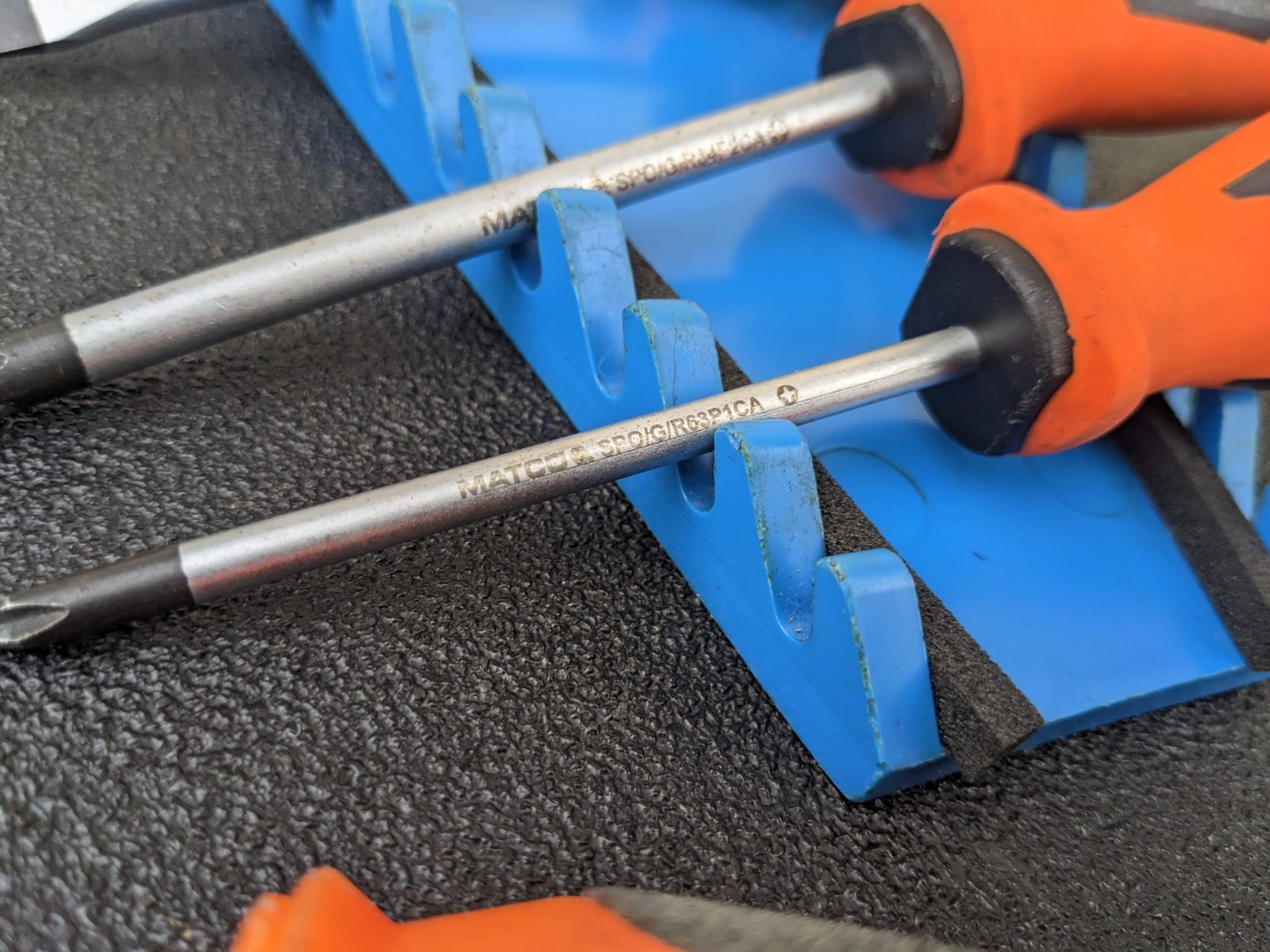#bo056 Matco Tools Germany Orange Top Torque II Premium Screwdriver Set