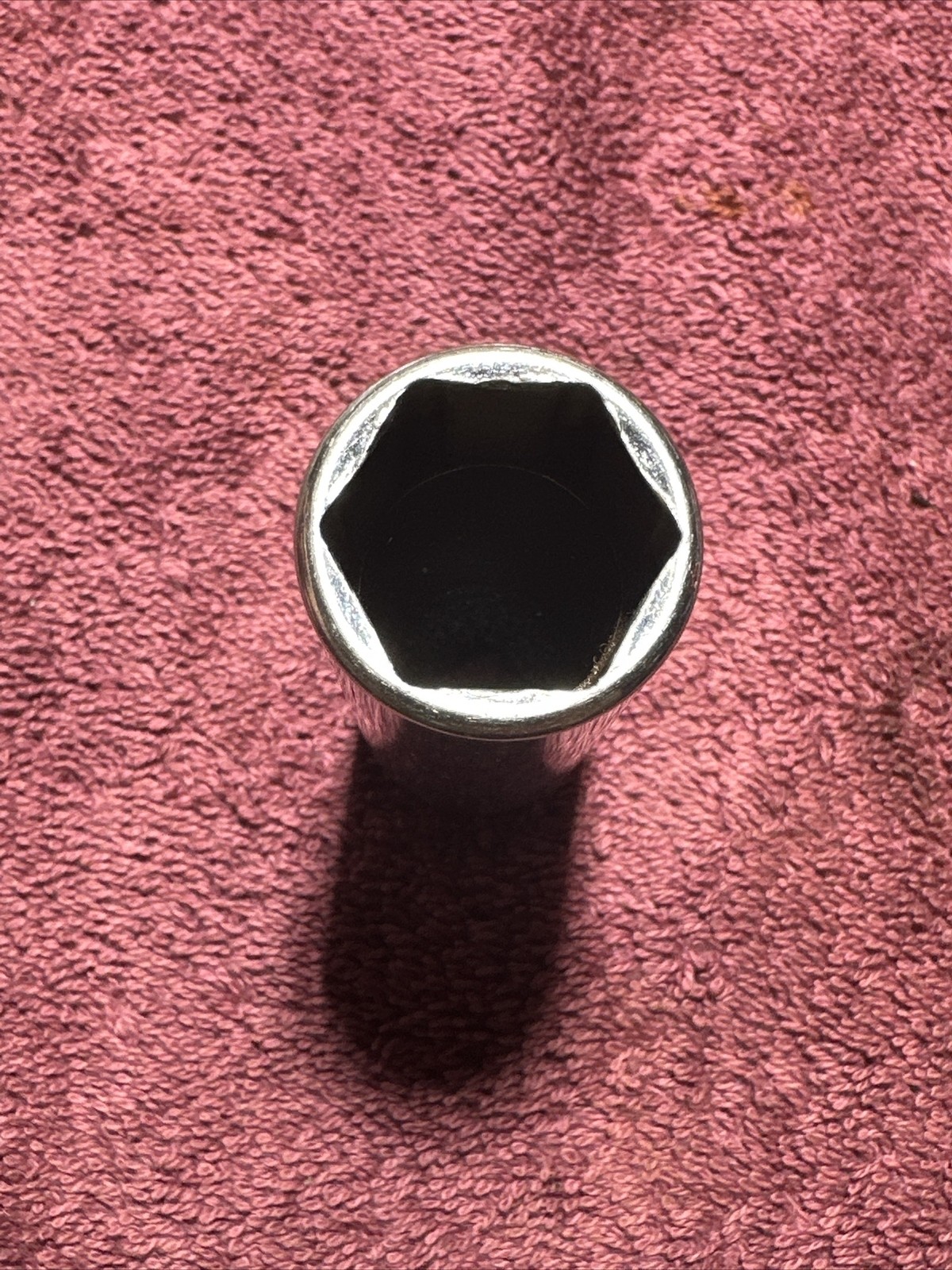 Snap On SFSM18 3/8 Inch Drive 18mm 6 Point Deep Socket Nice!