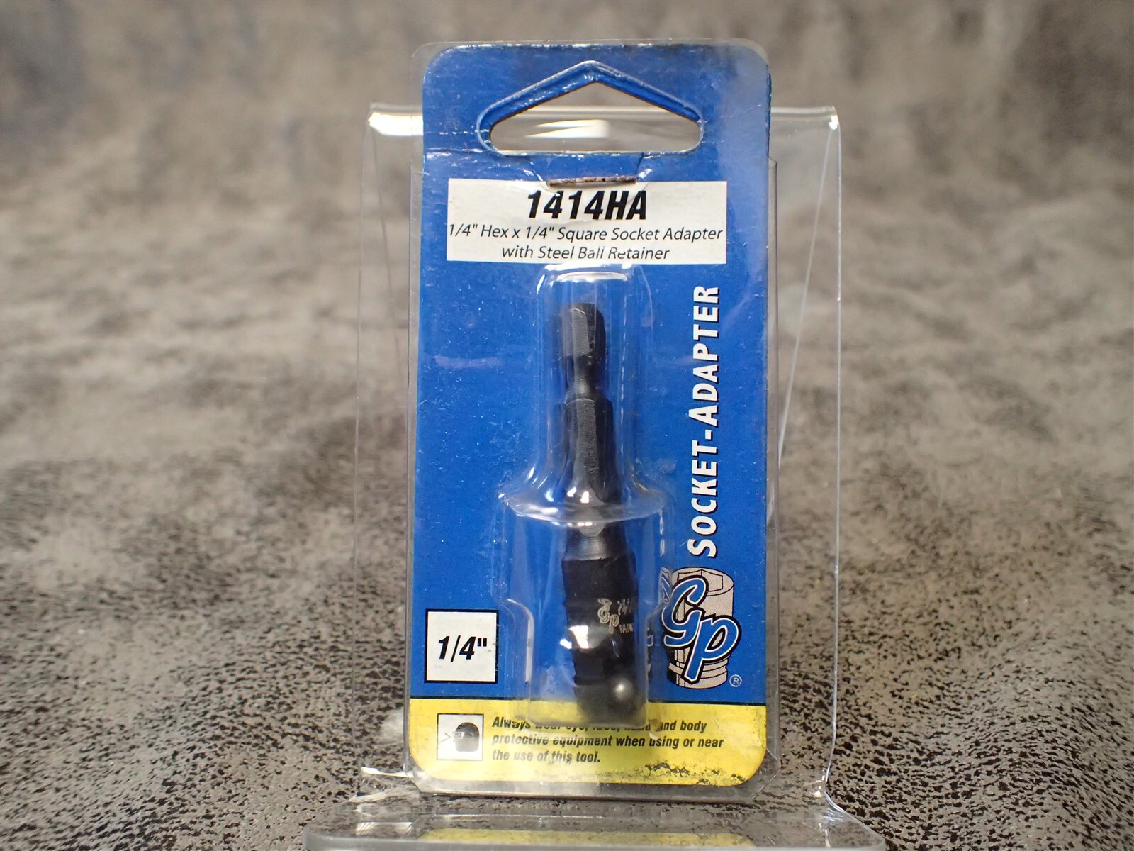 1414HA Grey Pneumatic 1/4″ Hex X Square Socket Adapter 1/4″ Drive (BN155)