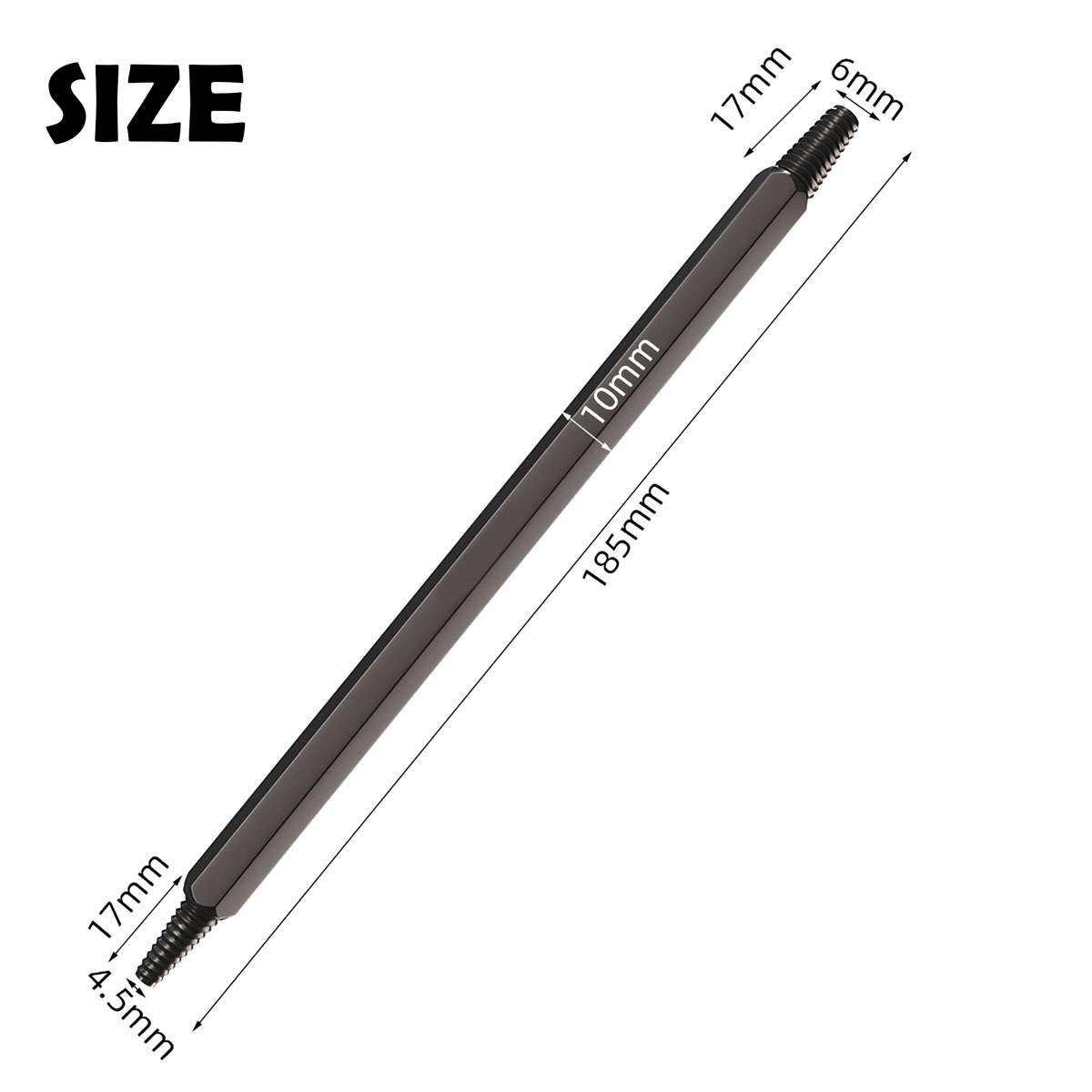 2pcs Fracture Damaged Spark Plug Broken Extractor Removal Tool Left-Hand Thread