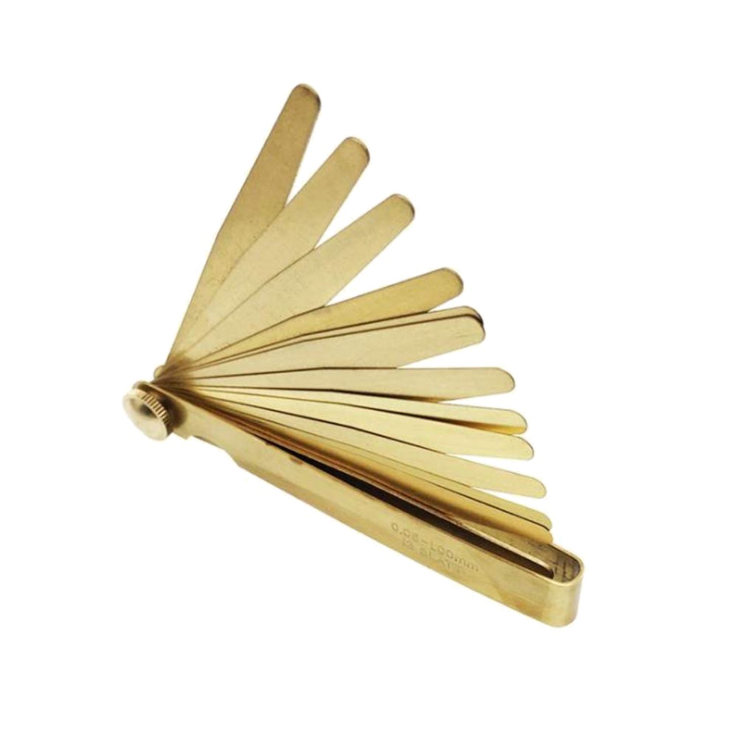 Multi-Use Brass Feeler Gauge for Precision in Automotive and Industrial Settings