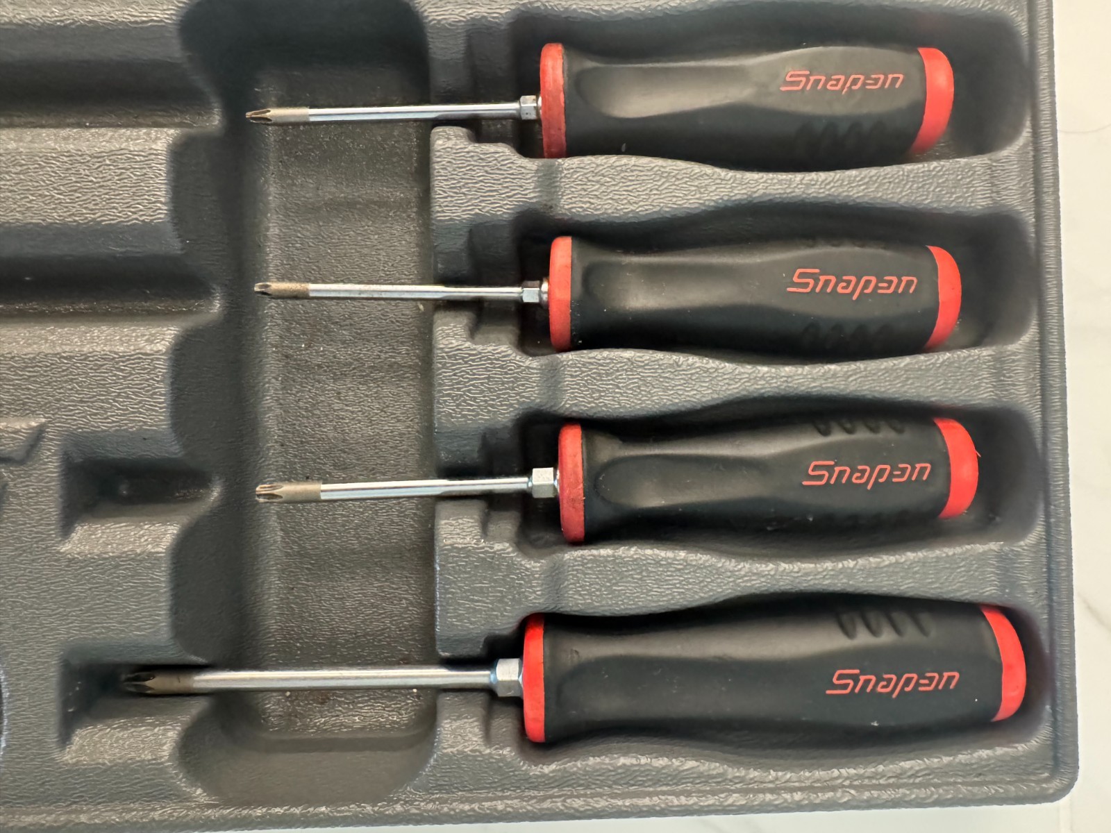 SNAP ON RED BLACK MINI & FULL SIZE HANDLE TORX DRIVER’S