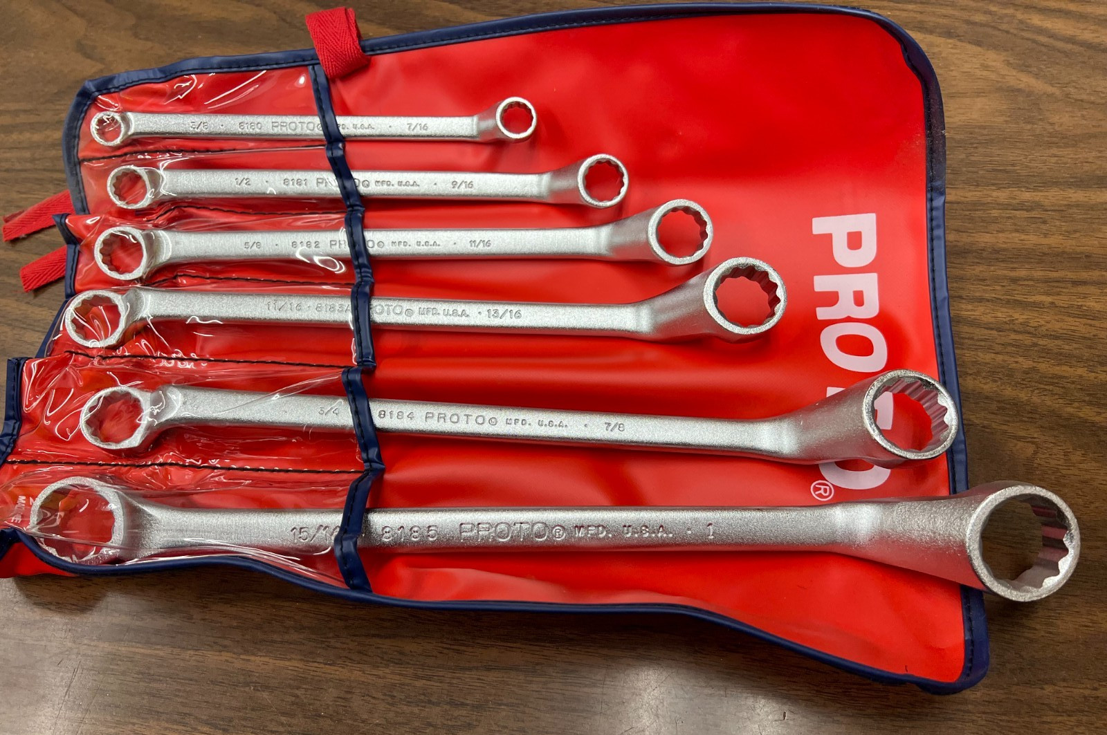 Proto J8100C Deep Offset Box Wrench Set 12 Point