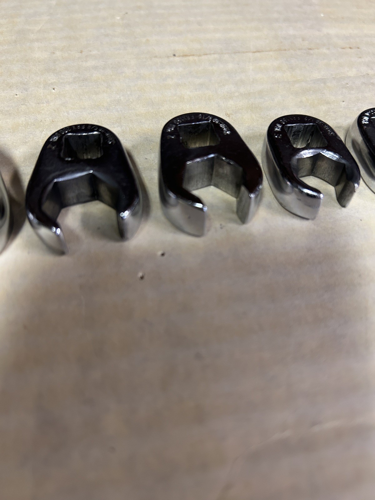 Snap On 6 pc 3/8″ Drive Flare Nut Crowfoot Set 7/16″ – 3/4″