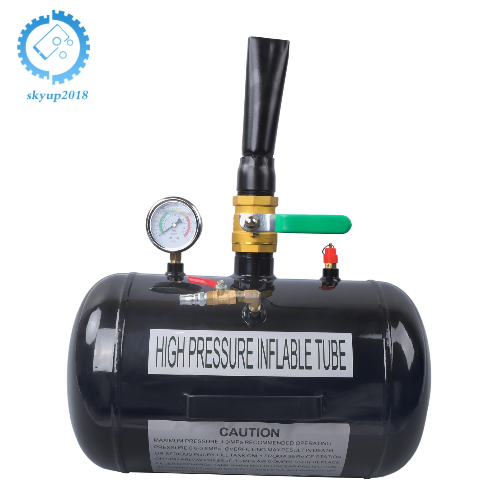 Air Tire Bead Seater 145PSI 5 Gallon Blaster Tool Seating Inflator Truck ATV