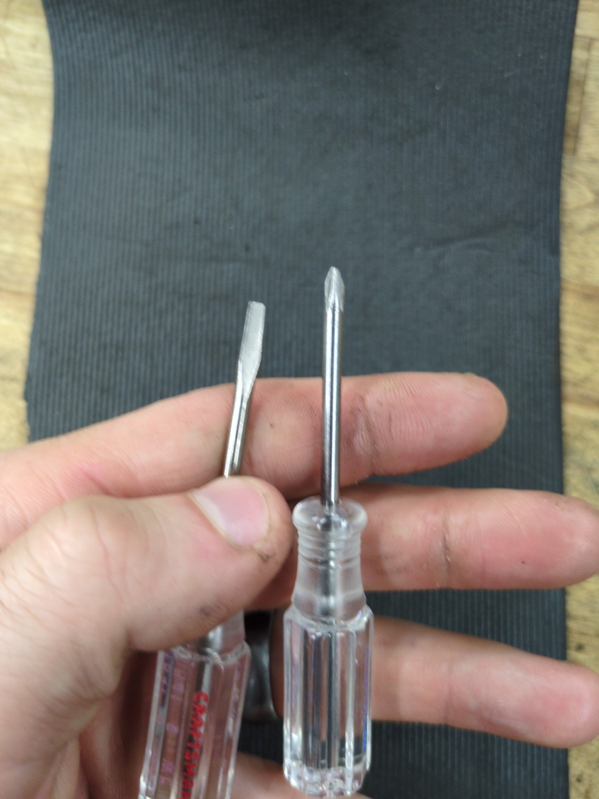 Craftsman Small Mini Phillips Flat Slotted Screwdriver Set S 41541 41542 Exc USA