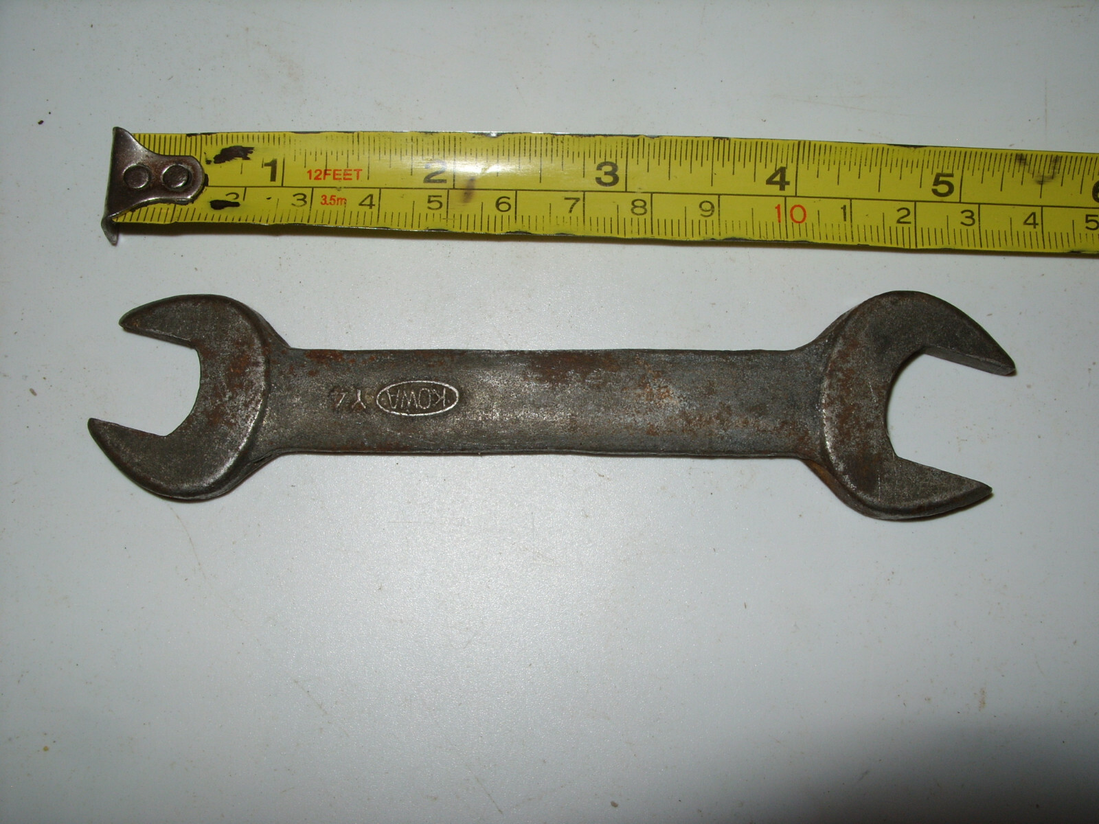 Vintage Honda Motors HM Double Open End Wrench 14mm & 17mm
