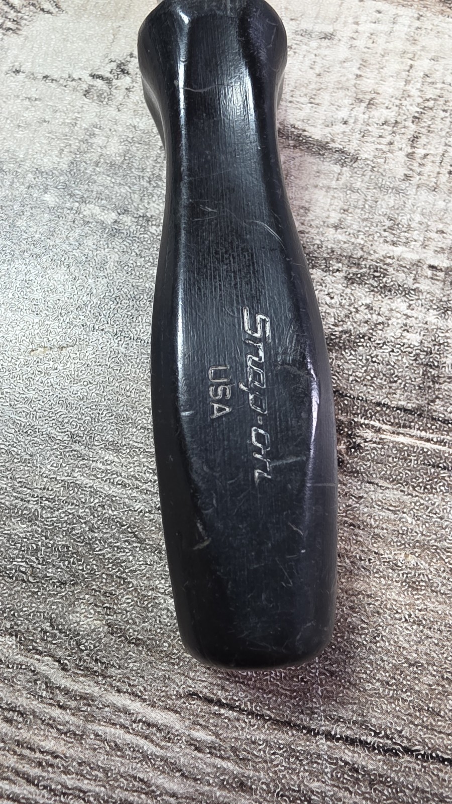 Snap-on F835 3/8” Drive Ratchet – Black Hard Handle – USA Made – Classic Design