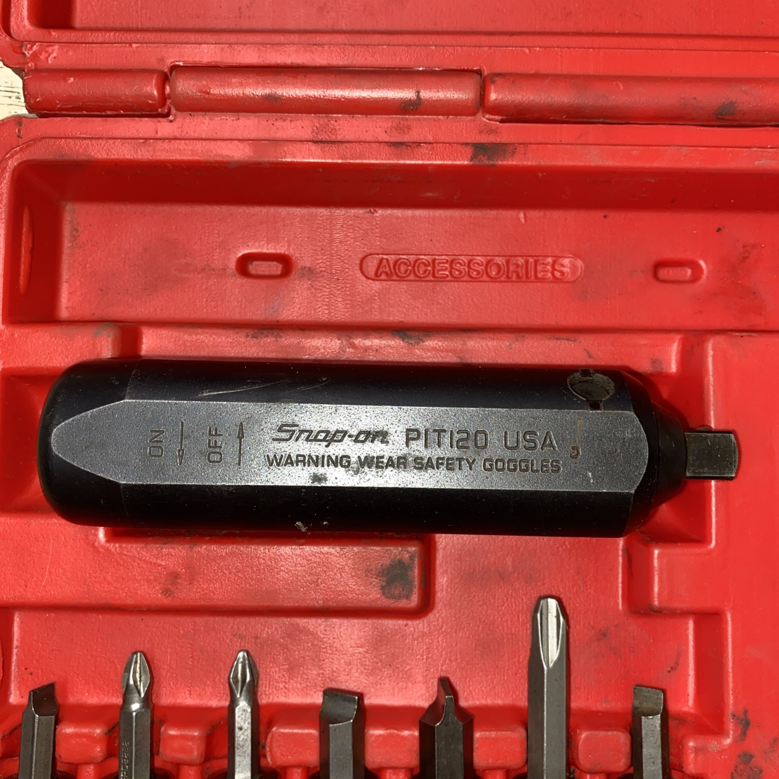 Snap On Impact Driver Set PB108A 3/8 Inch Drive with Case