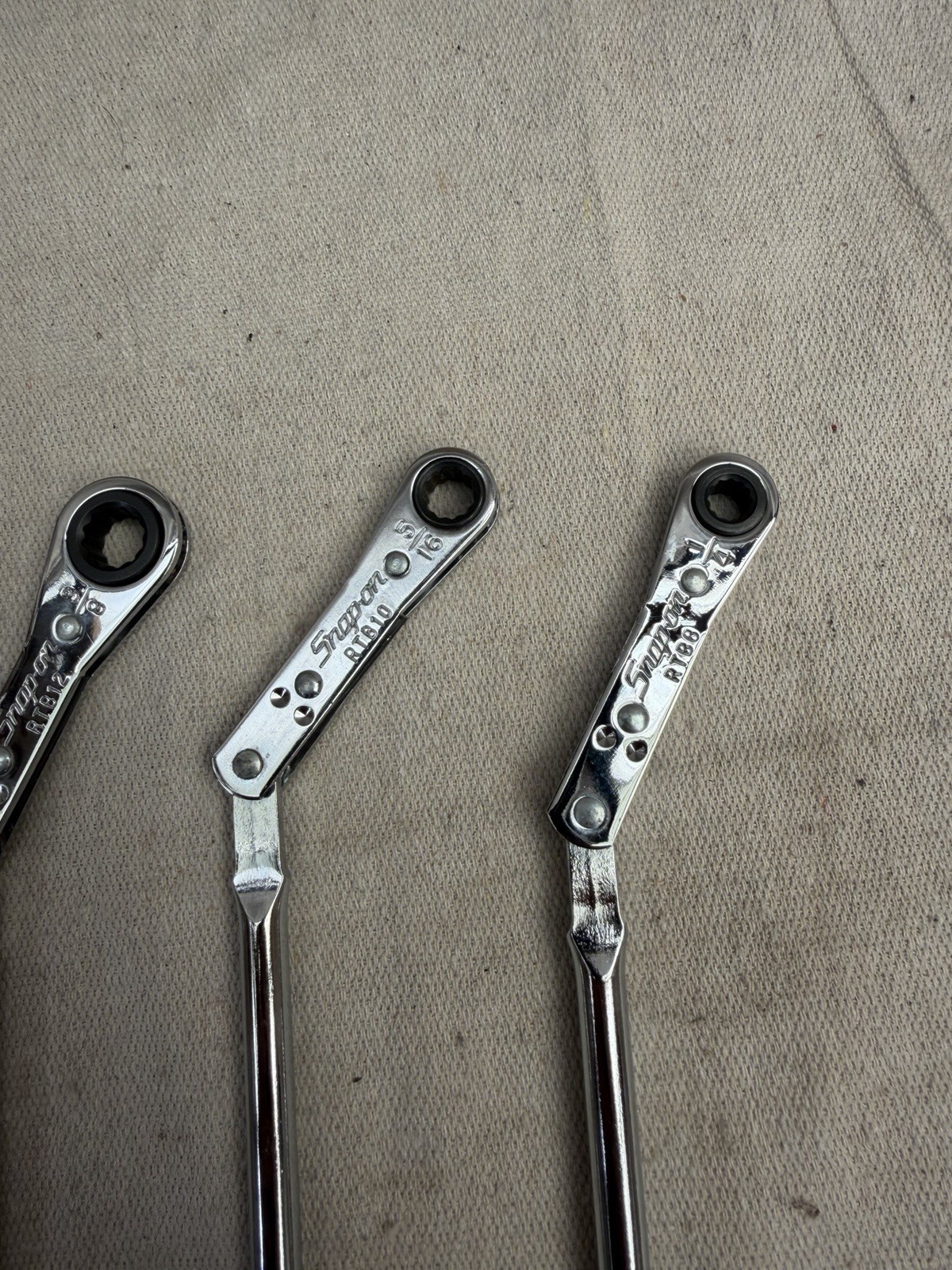 Snap-On Ratcheting T Handle Nut Driver 5pc Set RTB8 RTB10 RTB12 RTB14 RTB16 USA