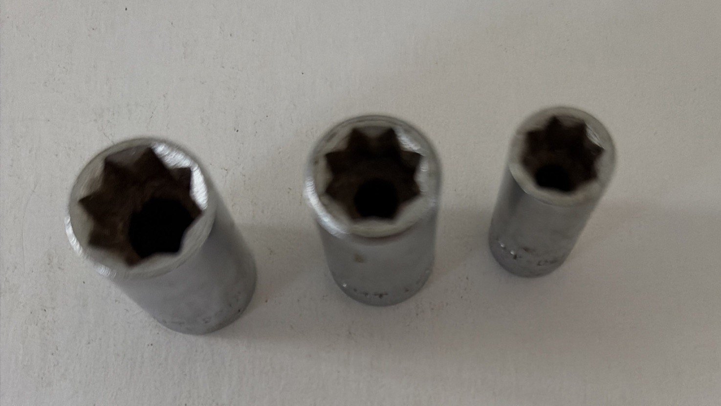 Wright Tool 1/4″ Drive 8pt Standard Sockets Lot of 3 See Description