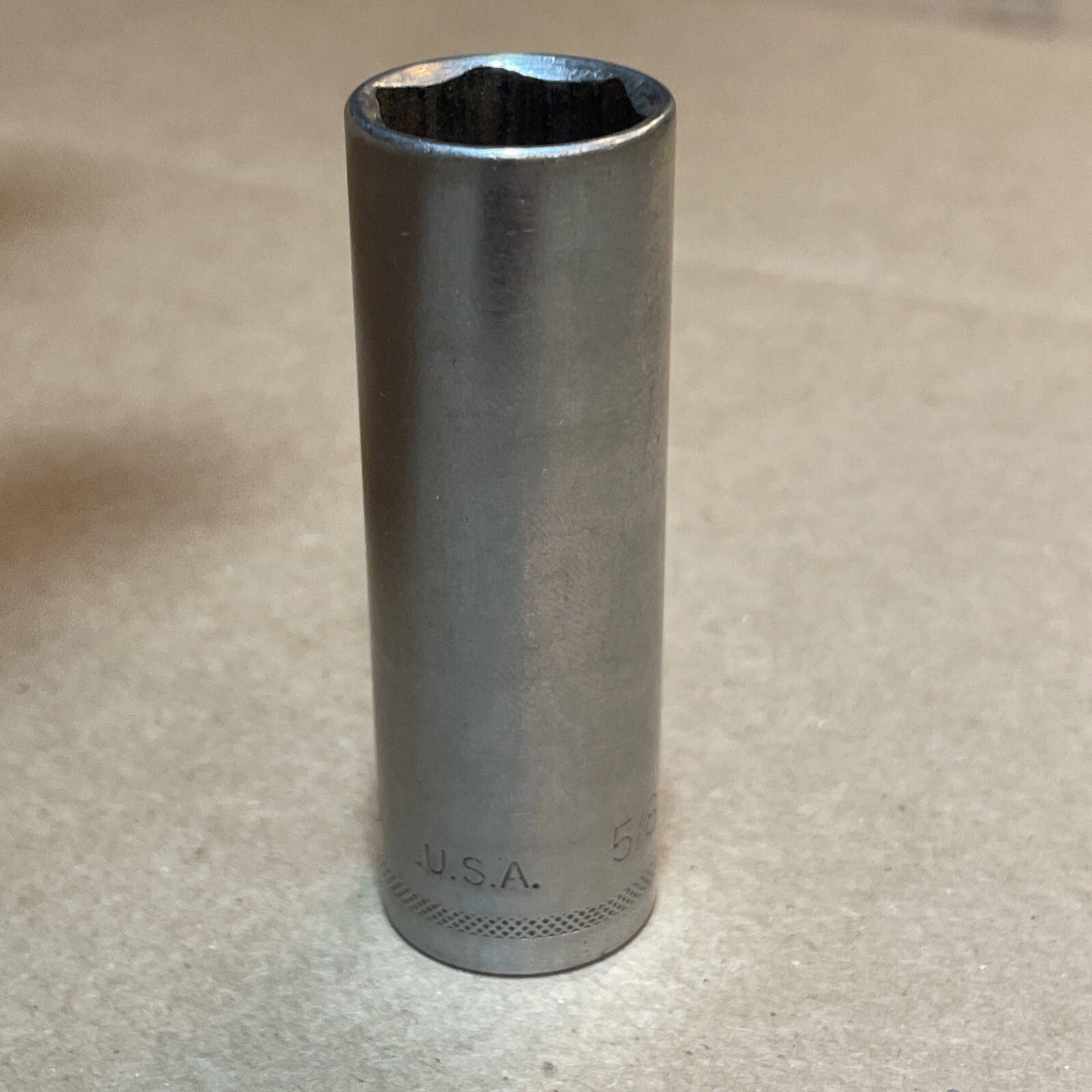 Easco USA 3/8″ Drive Deep 5/8″ Chrome 6 Point Made in the USA Socket 52 1220