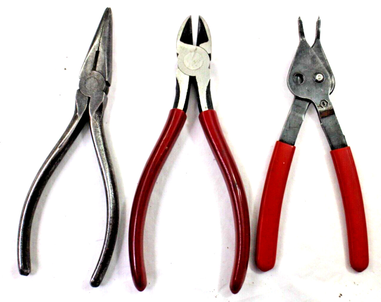 Lot of 3 PROTO Pliers/ 226 NeedleNose-206G Diagonal Side-399 Retaining Ring