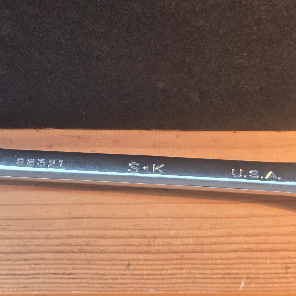 QUALITY S-K SK #88321 21MM METRIC COMBINATION POLISHED 12 POINT WRENCH