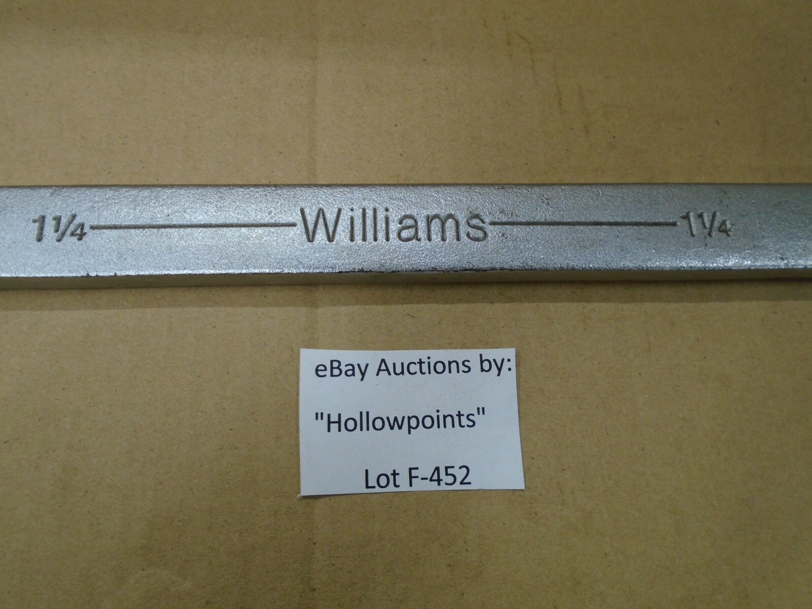 Williams No. 1173 Combination Wrench 1-1/4″ 12 Point 18-1/2″ Long F452