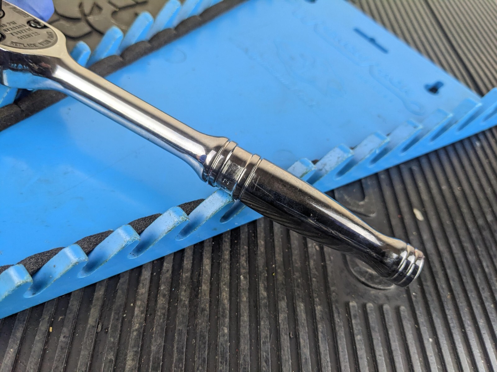 #ax488 NEW! Snap-On 3/8″ Drive 80 Fine Tooth Chrome Standard Handle Ratchet F80