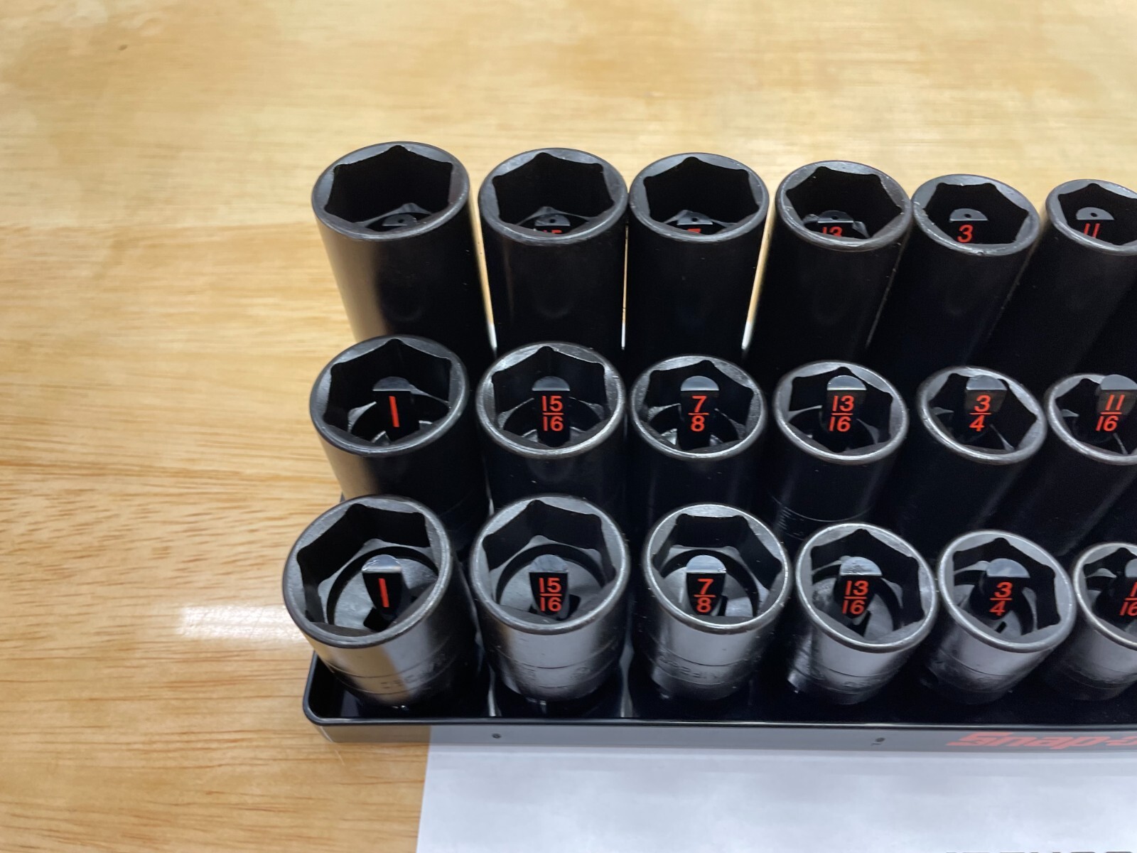 Snap-on Tools NEW 39pc 3/8″ Drive SAE Impact Shallow / Semi / Deep Master Set