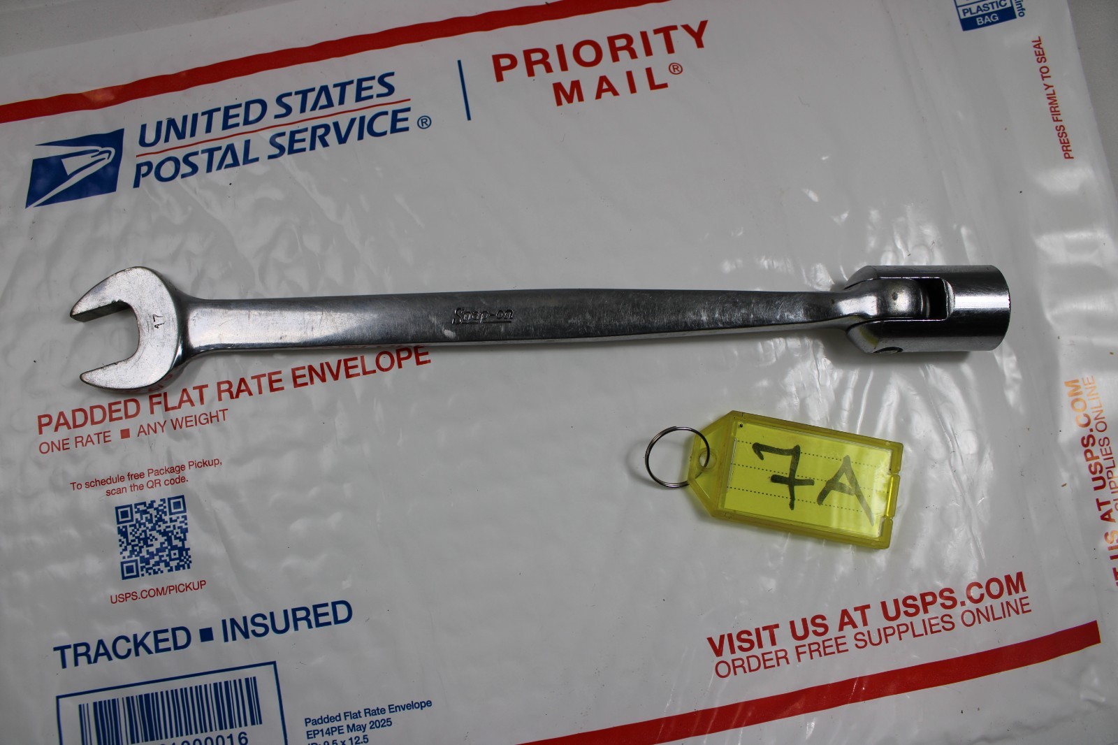 Snap On FHOM 17 Flex Head/Open End Combination Wrench 17mm 12 Point