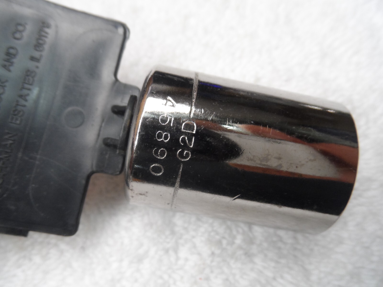 Craftsman 1/2″ Drive Standard SAE Socket, 13/16″ NIP laser 6pt USA – PN 45890