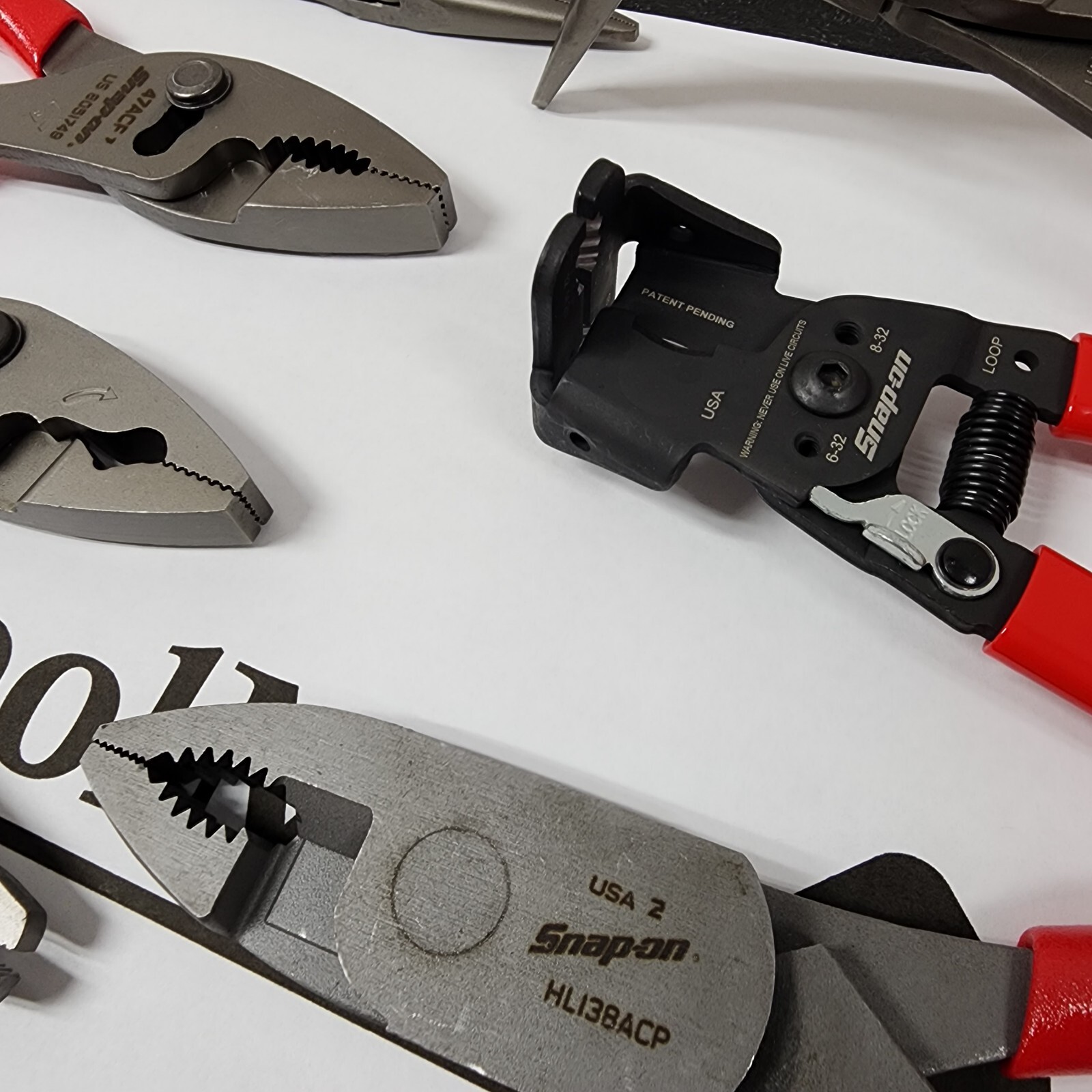 Snap-on Tools USA NEW 15pc RED Master Plier/Cutter/Stripper Set LN46ACF + MORE