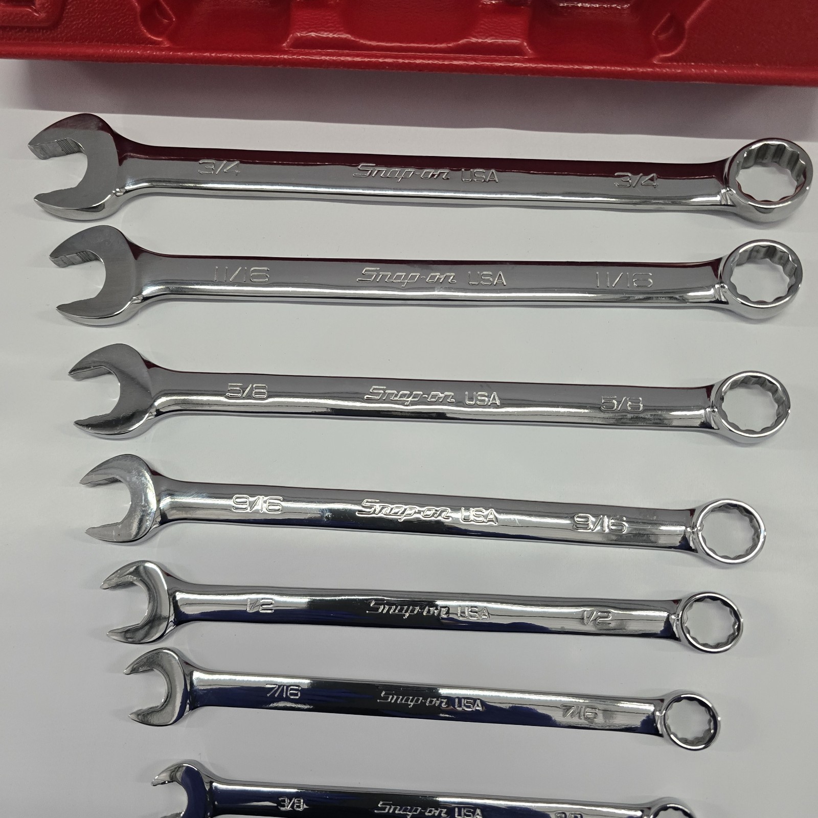 Snap-on OSH707B 6 Point Combination Wrench Set 7-Piece 3/8″-3/4″