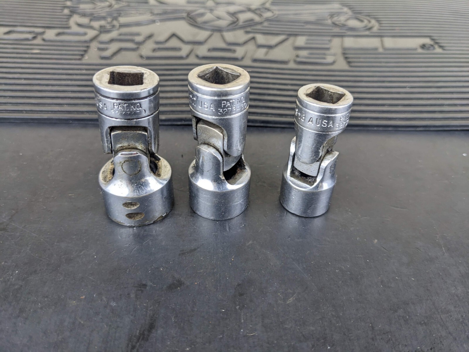 #ba511 Snap On Chrome 6PT Shallow Socket FS18 9/16 FS22 11/16 FS24 3/4