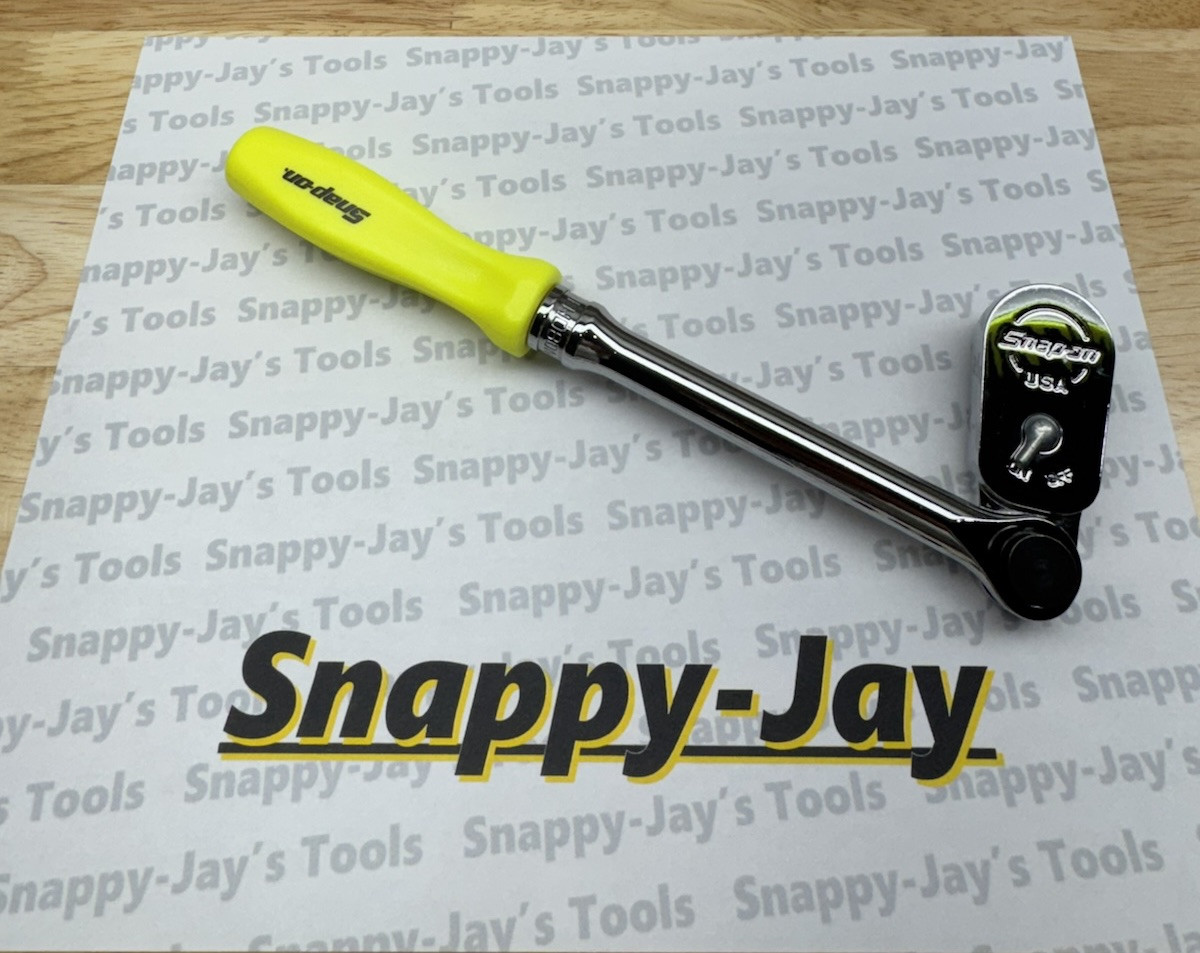 Snap-on Tools HI-VIZ 3/8″ Drive Hard Grip Multi-Position Ratchet FHD80MPHV