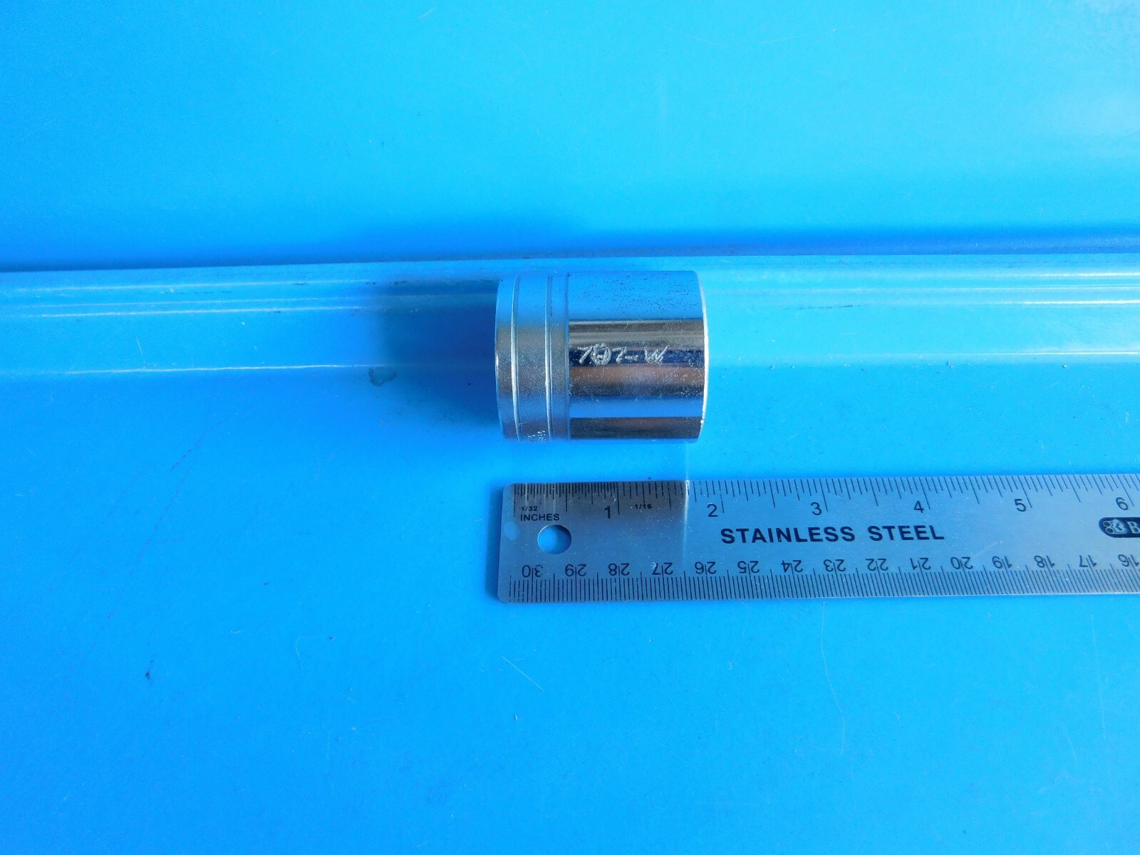 USED, SNAP ON TOOLS » 1-1/4 IN. » 6 PT. 1/2 IN. DR. SHORT SOCKET, PART #TW401
