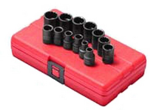 Sunex Tools 3675 13 Piece 7-19Mm 12 Point Set 3/8″ Drive
