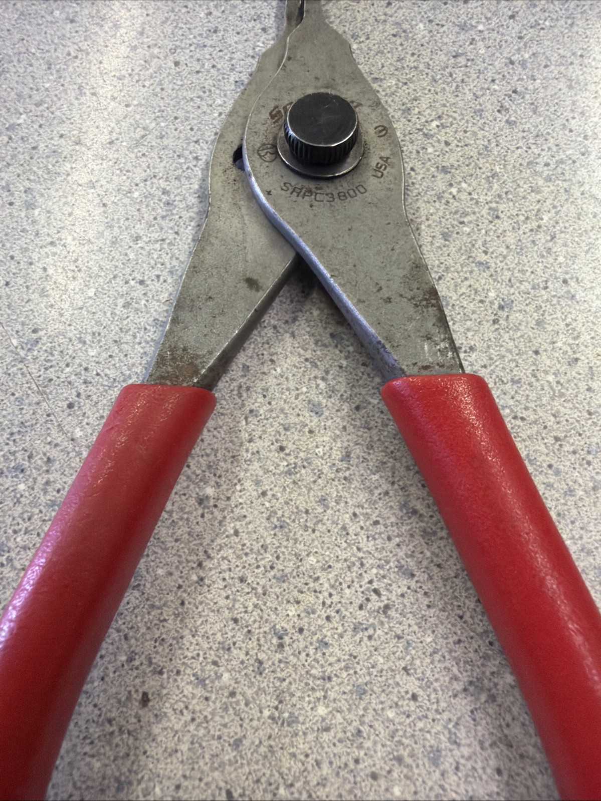 SNAP-ON SRPC380 INTERNAL/EXTERNAL SNAP RING PLIERS Red HANDLE FREE SHIPPING