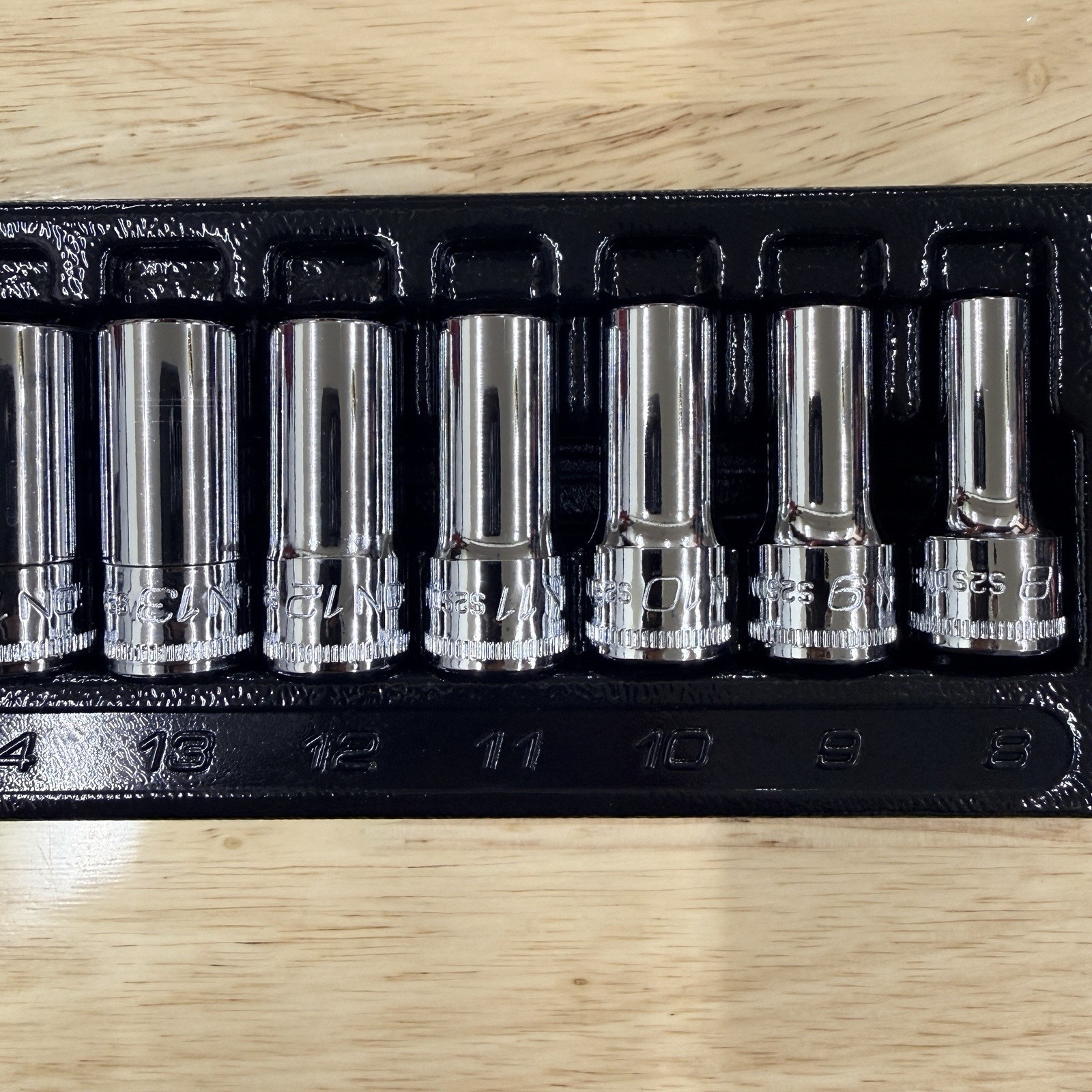 NEW ICON Metric Semi-Deep 3/8” Drive 6 Point Sockets – Chrome – Pick a Size (mm)