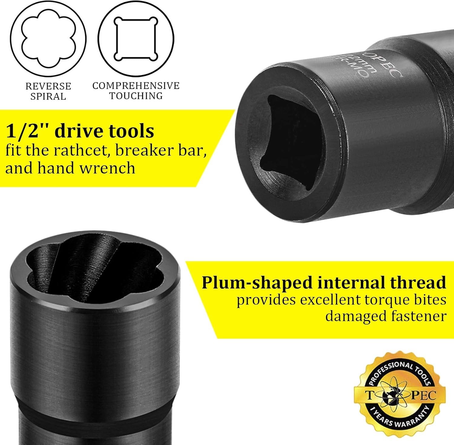 21mm Lug Nut Extractor – Efficient Tool for Stripped Bolt Removal