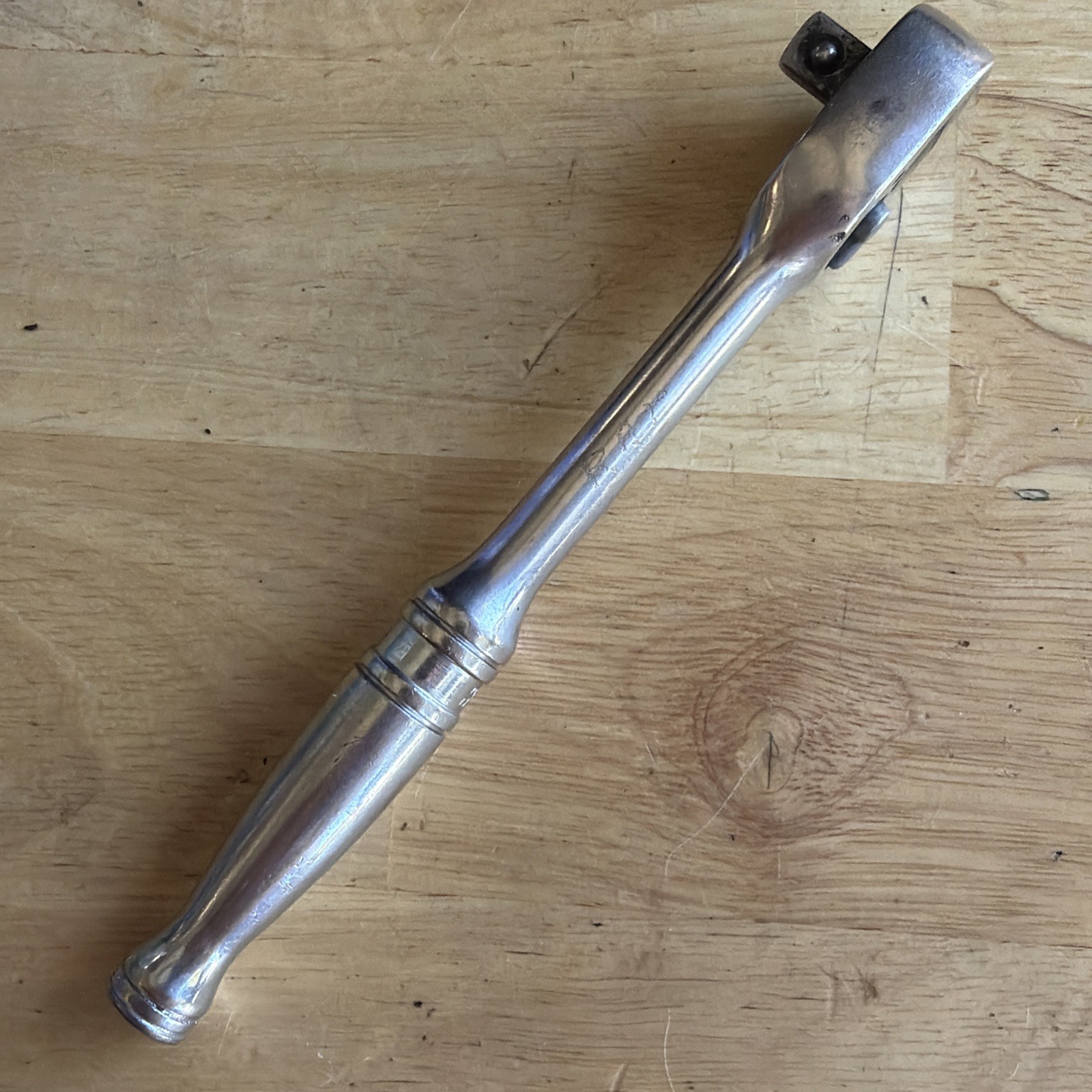 Snap On Tools 7-3/8″ Long Ratchet 3/8″ Drive F720 Vtg Made in USA READ!